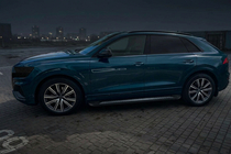 Audi Q8 2018– Sānu pakāpieni Vision New Black (2 gab., alumīnijs) foto 3