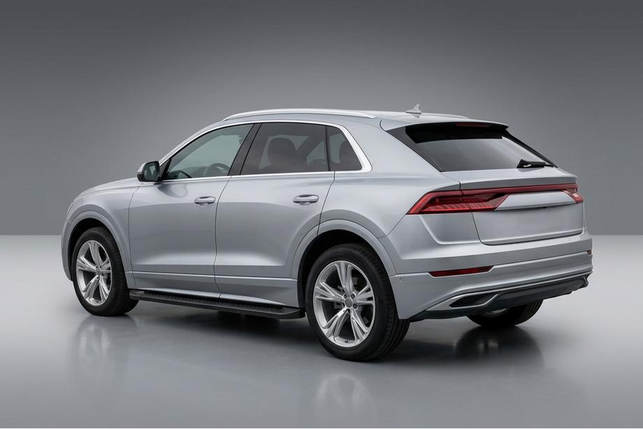 Audi Q8 2018– Sānu sliekšņi Allmond Black (2 gab., alumīnijs) Image