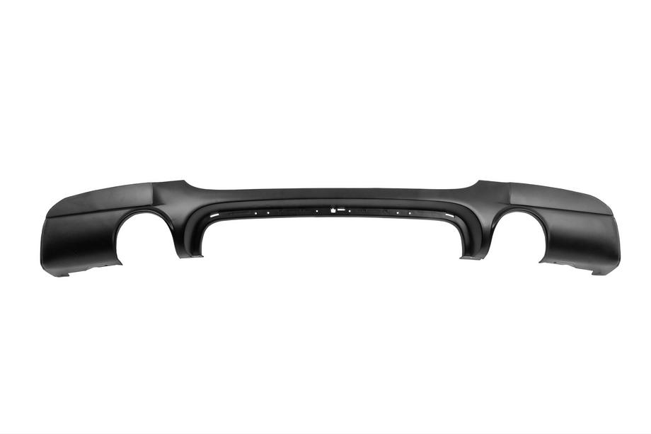 BMW 3. sērija E90/E91 2005–2011 Aizmugurējā bampera difuzors divpusējam vienam izpūtējam (E90 M-Sport 2008-2011) Foto 1