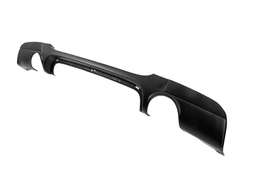 BMW 3. sērija E90/E91 2005–2011 Aizmugurējā bampera difuzors divpusējam vienam izpūtējam (E90 M-Sport 2008-2011) Foto 2