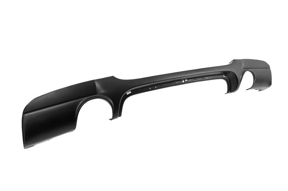 BMW 3. sērija E90/E91 2005–2011 Aizmugurējā bampera difuzors divpusējam vienam izpūtējam (E90 M-Sport 2008-2011) Foto 3