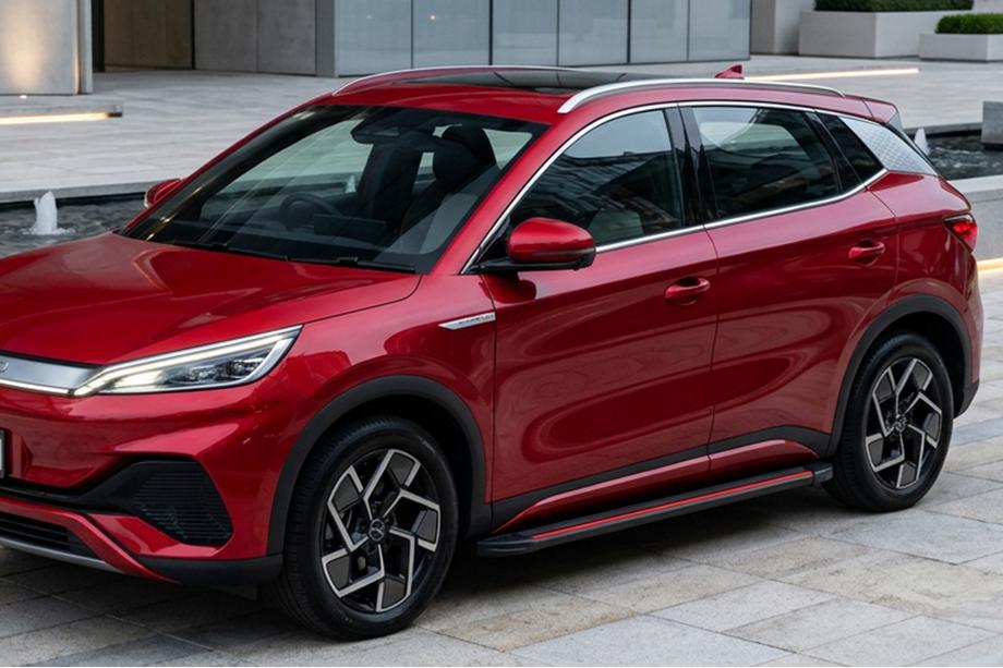 BYD Atto 3 2021– Sānu pakāpieni Maya Red (2 gab., alumīnijs) Image