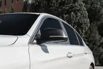 BMW X1 E84 2009–2015 Spoguļu uzlikas (2 gab., īsts oglekļa šķiedras karbons) foto 3