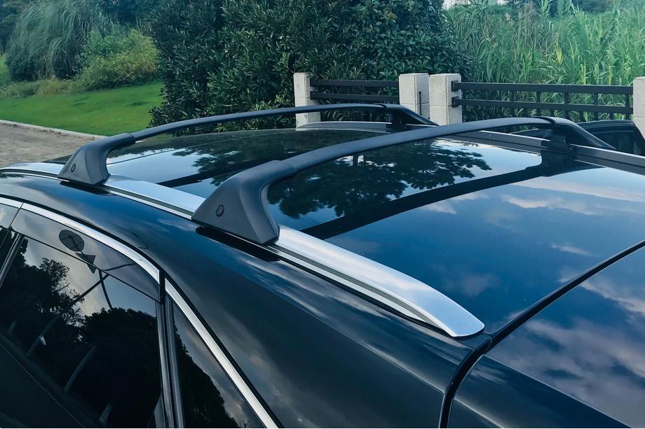 Lexus NX 2014–2021 Jumta bagāžnieka šķērssijas integrētajiem reliņiem OEM (2016-2021, 2 gab.) Melns Foto 1