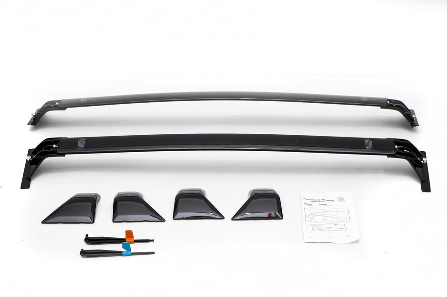 Lexus NX 2022– Jumta šķērssijas integrētām jumta reliņām OEM (2 gab.) Melns Foto 1