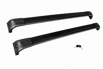 Land Rover Discovery III 2004–2009 Jumta šķērssijas integrētām jumta reliņām OEM (2 gab.) Pelēks foto 11