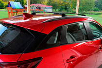 Mazda CX-3 2015– Jumta šķērssijas integrētām jumta reliņām OEM (2 gab.) Melns foto 2