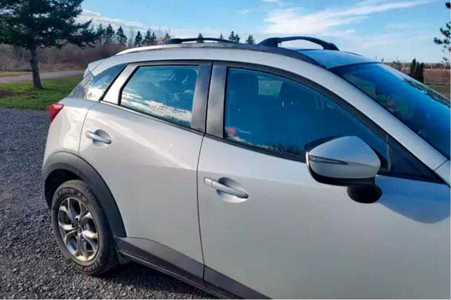 Mazda CX-3 2015– Jumta šķērssijas integrētām jumta reliņām OEM (2 gab.) Melns Image