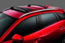 Mazda CX-5 2017–2025 Jumta bagāžnieka šķērsstieņi integrētajiem jumta reliņiem HARMS (2 gab.) foto 3