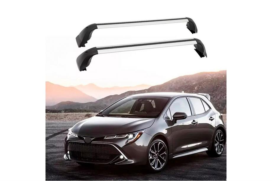 Toyota Corolla 2019– Jumta bagāžnieka šķērssijas integrētām jumta reliņām OEM (HB, 2 gab.) Image