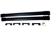 Nissan X-trail T31 2007–2014 Šķērsstieņi rūpnīcas stiprinājuma vietām ar slēdzeni HARMS (2 gab.) foto 2