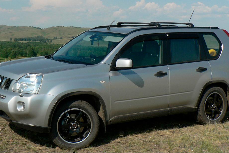 Nissan X-trail T31 2007–2014 OEM šķērssijas stiprināšanai rūpnīcas vietās ar slēdzeni (2 gab.) Foto 7