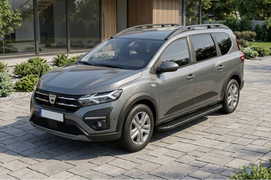 Dacia Jogger 2022– Sānu pakāpieni Bosphorus Black (2 gab., alumīnijs) Foto 1