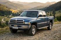 Dodge RAM (BR/BE) 1994–2002 Sānu pakāpieni Fullmond (2 gab., alumīnijs) foto 1