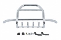Suzuki Jimny 1998–2018 Priekšējais aizsargstienis (bullbar) QT007-Exclusive (bez uzraksta, nerūsējošais tērauds) foto 1