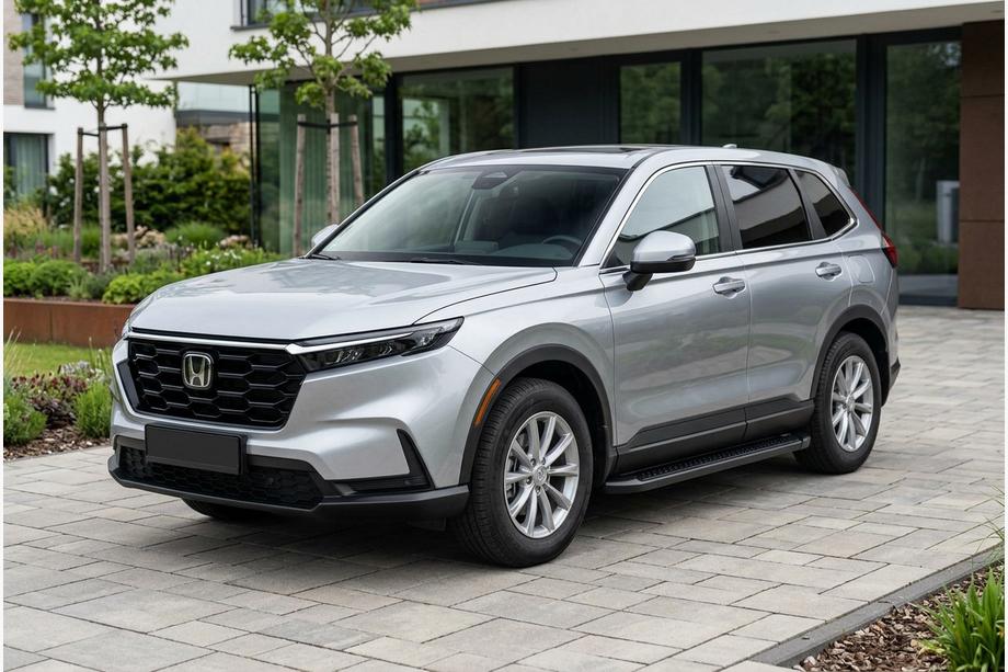 Honda CRV 2022– Sānu sliekšņi Allmond Black (2 gab., alumīnijs) Image