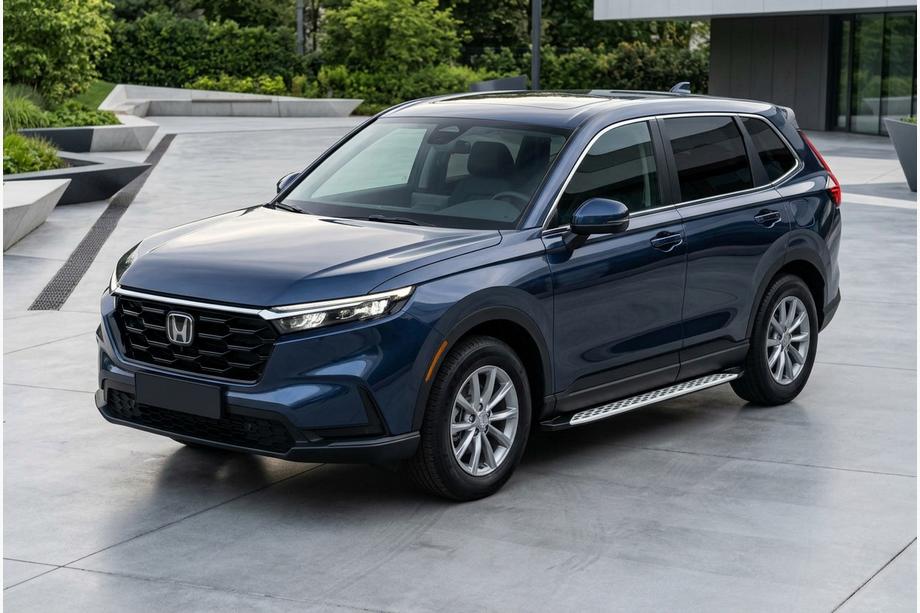 Honda CRV 2022– Sānu sliekšņi Shining V1 (2 gab., alumīnijs) Image