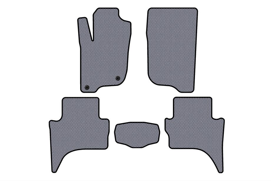 Mitsubishi L200 2015–2024 Gumijas auto paklājiņi Carsuit (Short base, pelēki) Image
