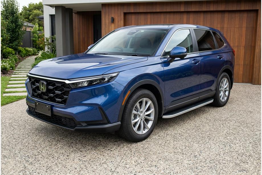 Honda CRV 2022– Sānu pakāpieni Tayga Grey (2 gab., alumīnijs) Image