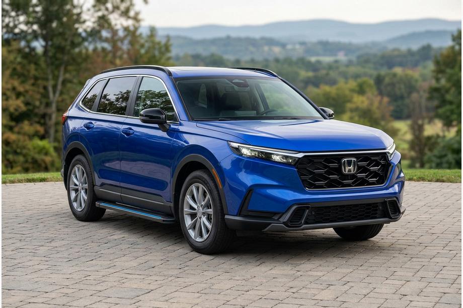 Honda CRV 2022– Sānu pakāpieni Maya Blue (2 gab., alumīnijs) Image