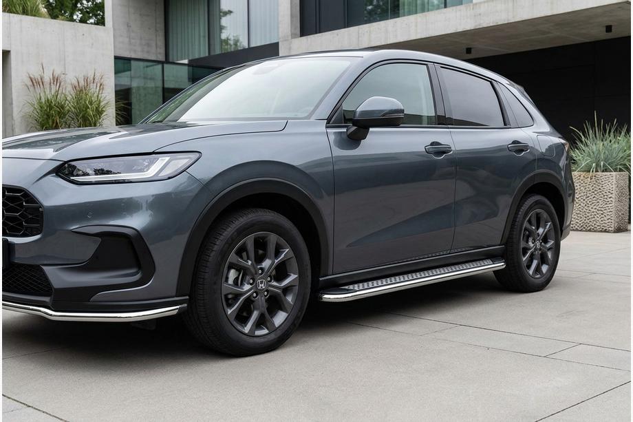 Honda ZR-V 2022– Sānu sliekšņi Maydos V2 (2 gab., alumīnijs / nerūsējošais tērauds) Foto 1