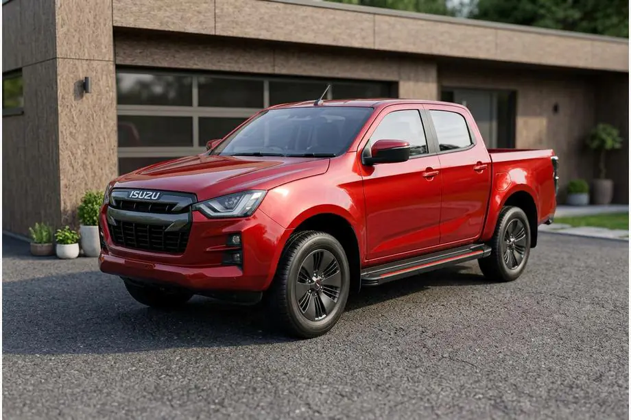 Isuzu D-Max 2019– Sānu pakāpieni Maya Red (2 gab., alumīnijs) Image