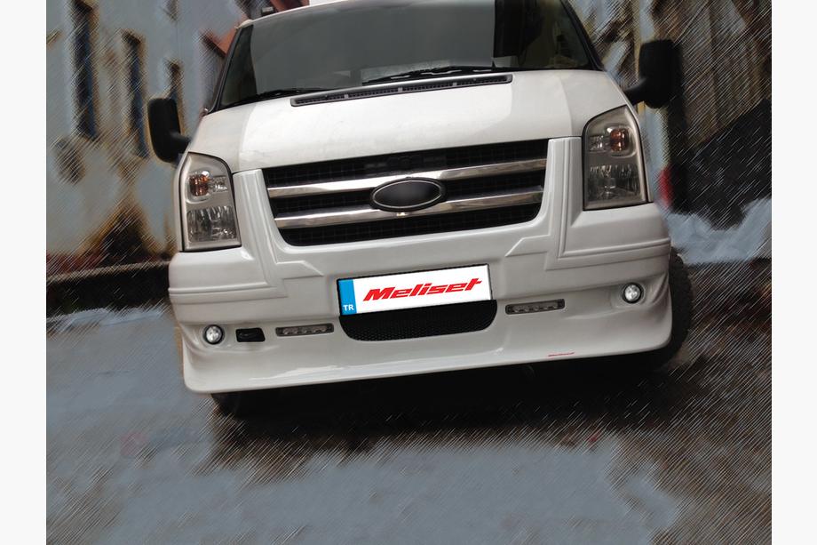Ford Transit 2000–2014 Priekšējā bampera uzlika (2006-2014, DRL, ar resti) Foto 2