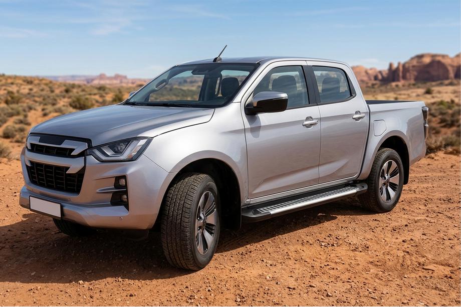 Isuzu D-Max 2019– Sānu sliekšņi Line (2 gab., alumīnijs) Image