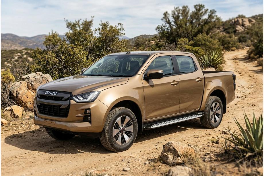 Isuzu D-Max 2019– Sānu sliekšņi Shining V1 (2 gab., alumīnijs) Foto 1