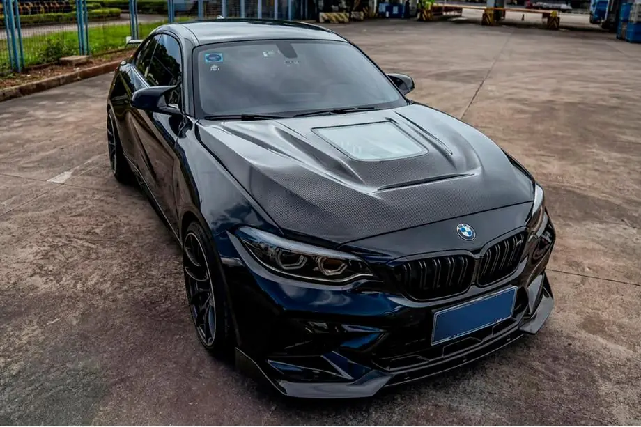 BMW 2. sērija F22/F23 2014–2021 Motora pārsegs V2 (oglekļa šķiedra) Image