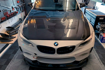 BMW 2. sērija F22/F23 2014–2021 Kapots V4 (oglekļa šķiedra) foto 1