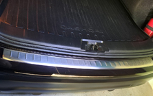Nissan Qashqai 2014–2021 Aizmugurējā bufera uzlika OmsaLine (2014-2017, nerūsējošais tērauds) foto 7