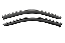 Mercedes GLE/ML class W166 2011–2018 Logu vēja deflektori ar hromētu līsti Niken Luxury (2 gab.) foto 1