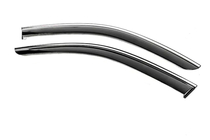 Mercedes GLE/ML class W166 2011–2018 Logu vēja deflektori ar hromētu līsti Niken Luxury (2 gab.) foto 2