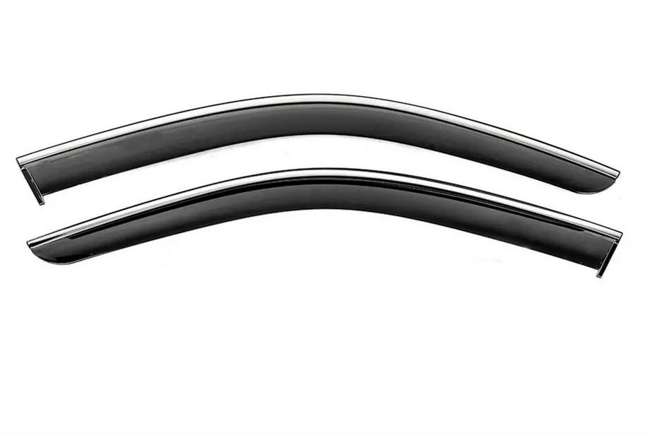 Mercedes GLE/ML class W166 2011–2018 Logu vēja deflektori ar hromētu līsti Niken Luxury (2 gab.) Image