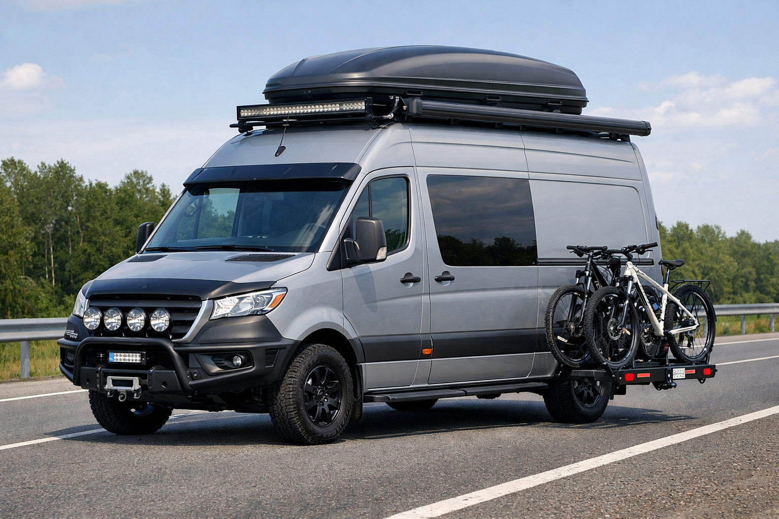 Ko uzstādīt Mercedes Sprinter W907/W910 braukšanai pa šoseju