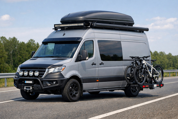 Ko uzstādīt Mercedes Sprinter W907/W910 braukšanai pa šoseju
