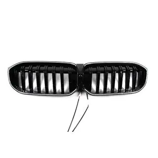 Nieru reste 1-Bar LED (2022+, spīdīgi melns) foto 2
