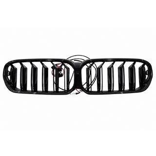 M-Look V1 LED nieru režģi (2021-2023, spīdīgi melni) BMW 5. sērija G30/G31 2017–2023 foto 3