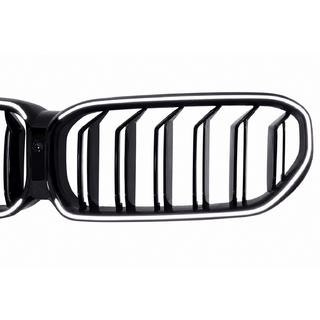 M-Look V1 LED nieru režģi (2021-2023, spīdīgi melni) BMW 5. sērija G30/G31 2017–2023 foto 4