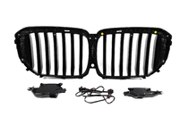 BMW X5 G05 2019–2026 Nieru reste 1 Bar LED (2019-2022, melna spīdīga) foto 9