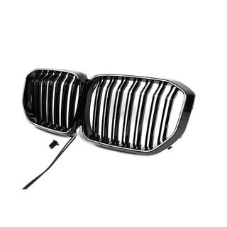 BMW nieru reste M-Look LED (2019-2022, melns spīdīgs) foto 2
