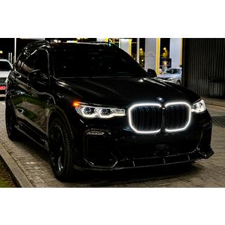 BMW nieru reste M-Look LED (2019-2022, melns spīdīgs) foto 1