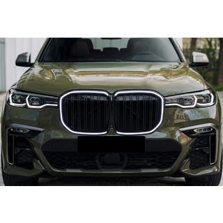 BMW nieru reste M-Look LED (2019-2022, melns spīdīgs) foto 3
