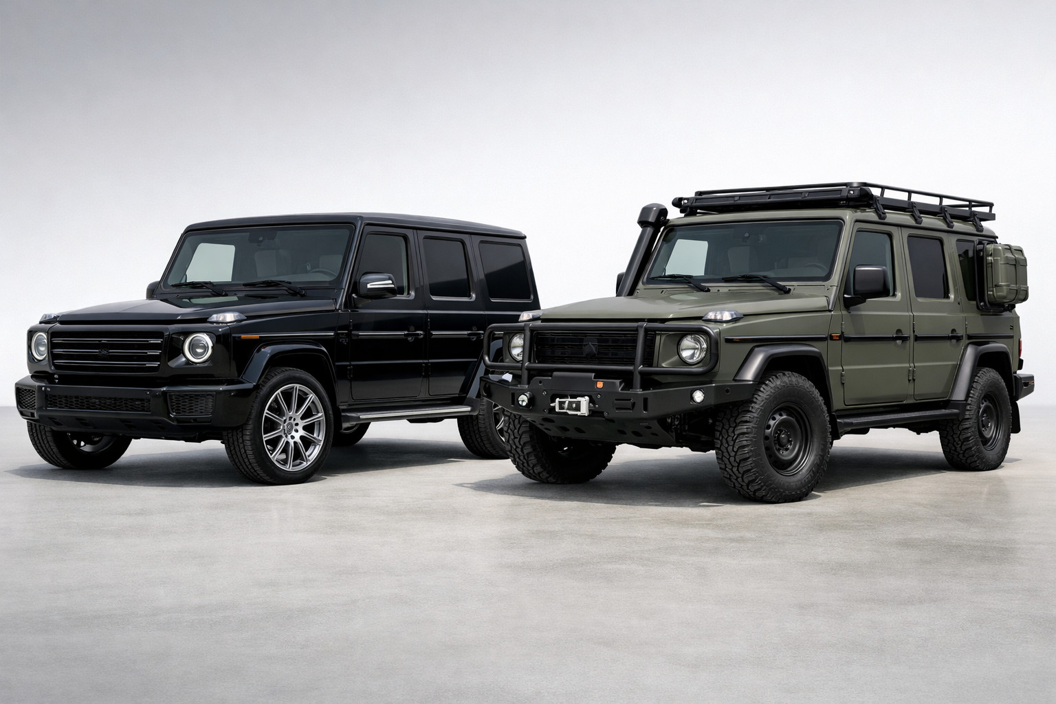 Mercedes G-Class W463A vs W464: atšķirības starp civilo un profesionālo G-Class