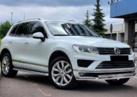 Volkswagen Touareg 2010–2018 Priekšējais aizsargstienis ST014 (nerūsējošais tērauds) foto 1