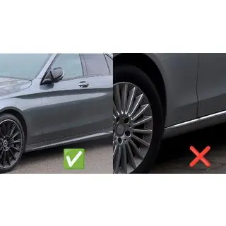 Premium priekšējie dubļu sargi (AMG-Line, 2 gab.) foto 2