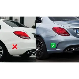 Aizmugurējie dubļusargi Premium (AMG-Line, 2 gab.) foto 2