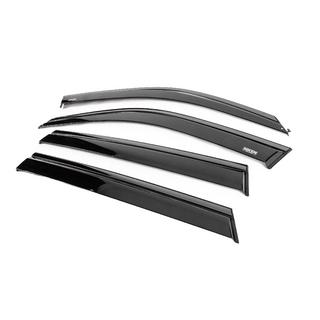 Logu vēja deflektori ar melnu moldingu Niken Luxury (4 gab.) BMW X5 E70 2007–2013 foto 2