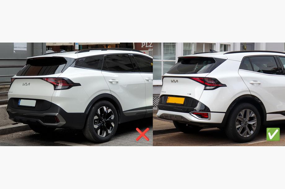 Kia Sportage 2021– Vēja deflektori ar melnu moldingu Niken Luxury (SWB, 4 gab.) Foto 5